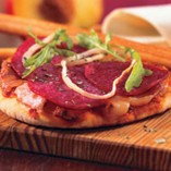 Minipizza med Salami
