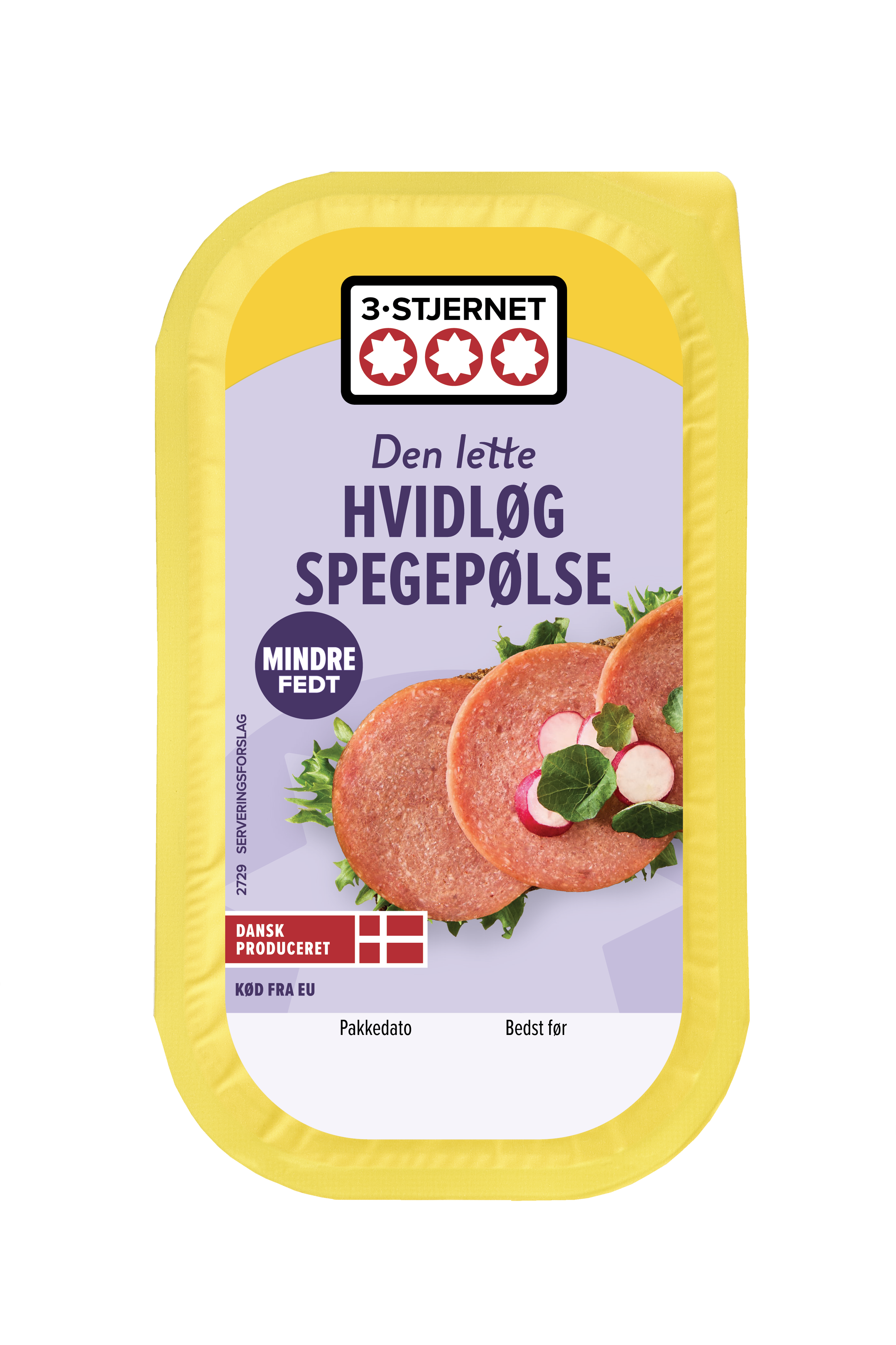 911283 3-St GB Hvidløg Spegepølse 110g