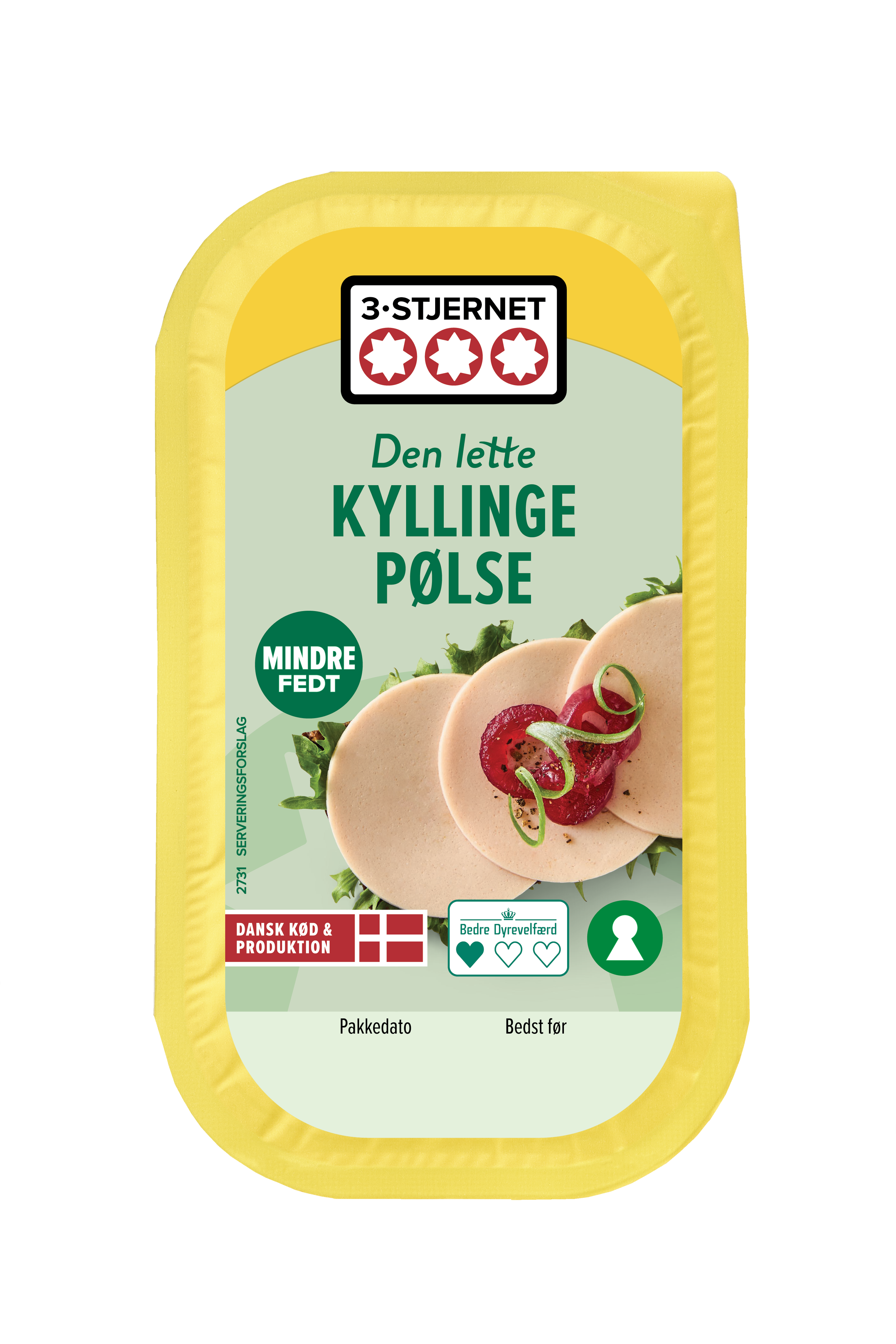 911405 3-St GB Kyllingepølse 110g