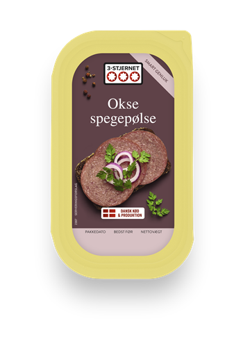 911281_3-Stjernet_DenKlassiske_OkseSpegepølse_90g