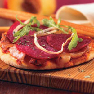 Minipizza med Salami